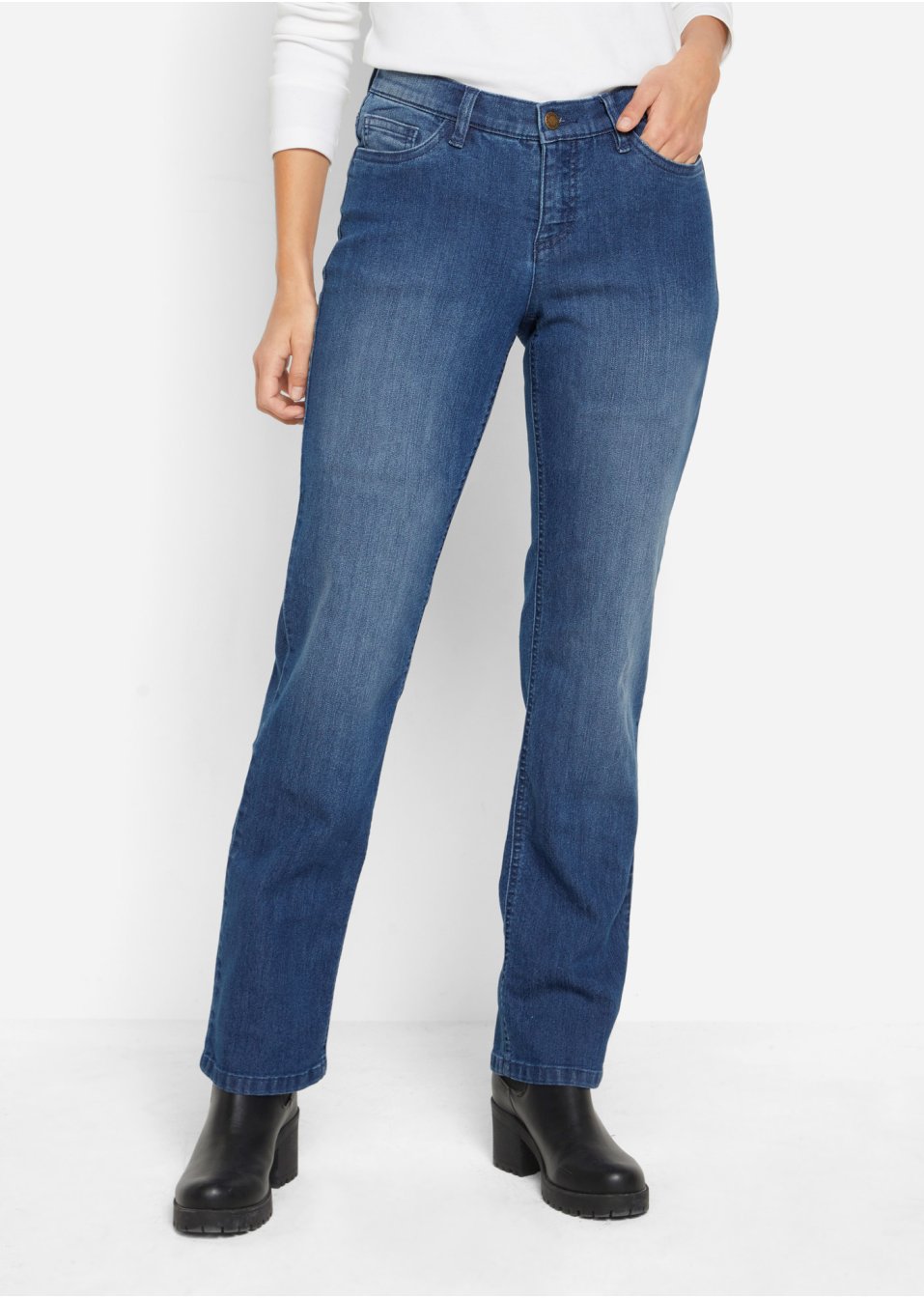 Lot de 2 jeans confort stretch, Straight