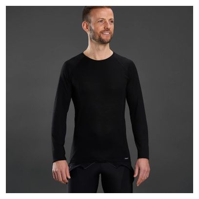 Sous-Maillot Hiver Manches Longues GripGrab Merino Polyfibre Noir