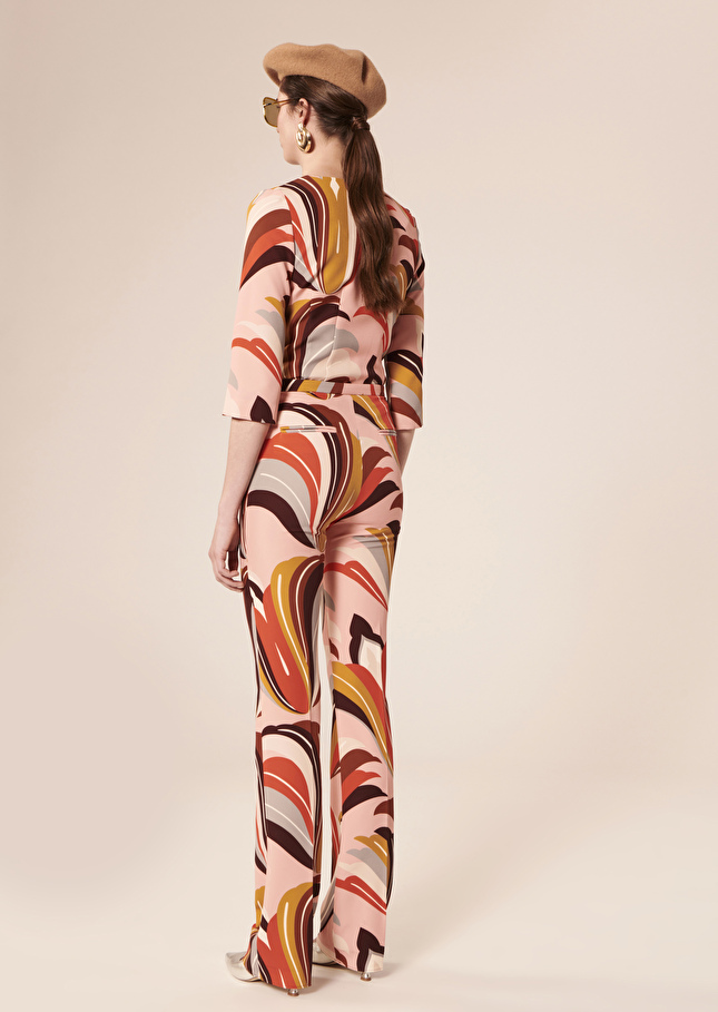 Pantalon Paivanmarron imprimé graphique