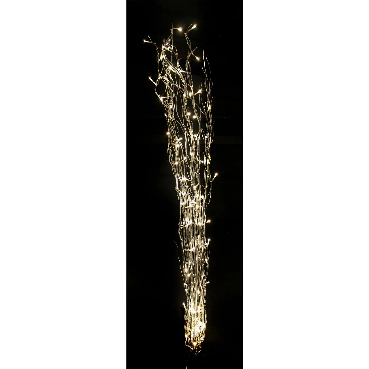 LEX Lichterzweige mit 80 LED silber 80 LED warmweiß