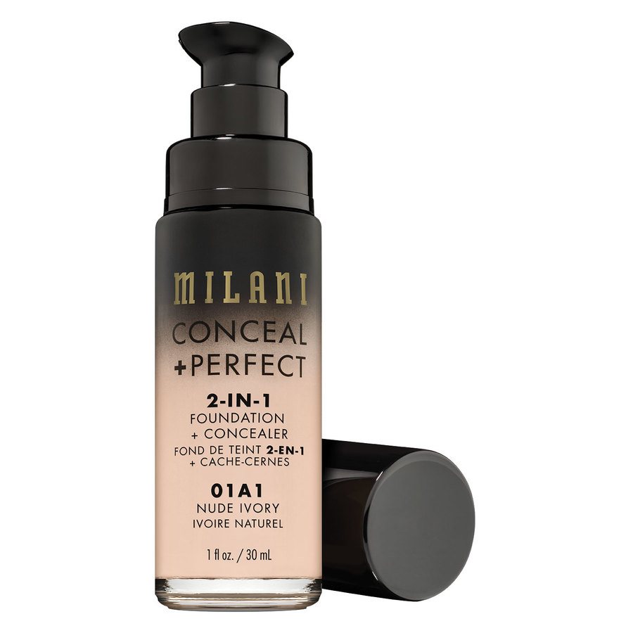 Milani Cosmetics Conceal + Perfect 2-In-1 Foundation + Concealer 01A1 Nude Ivory 30 ml