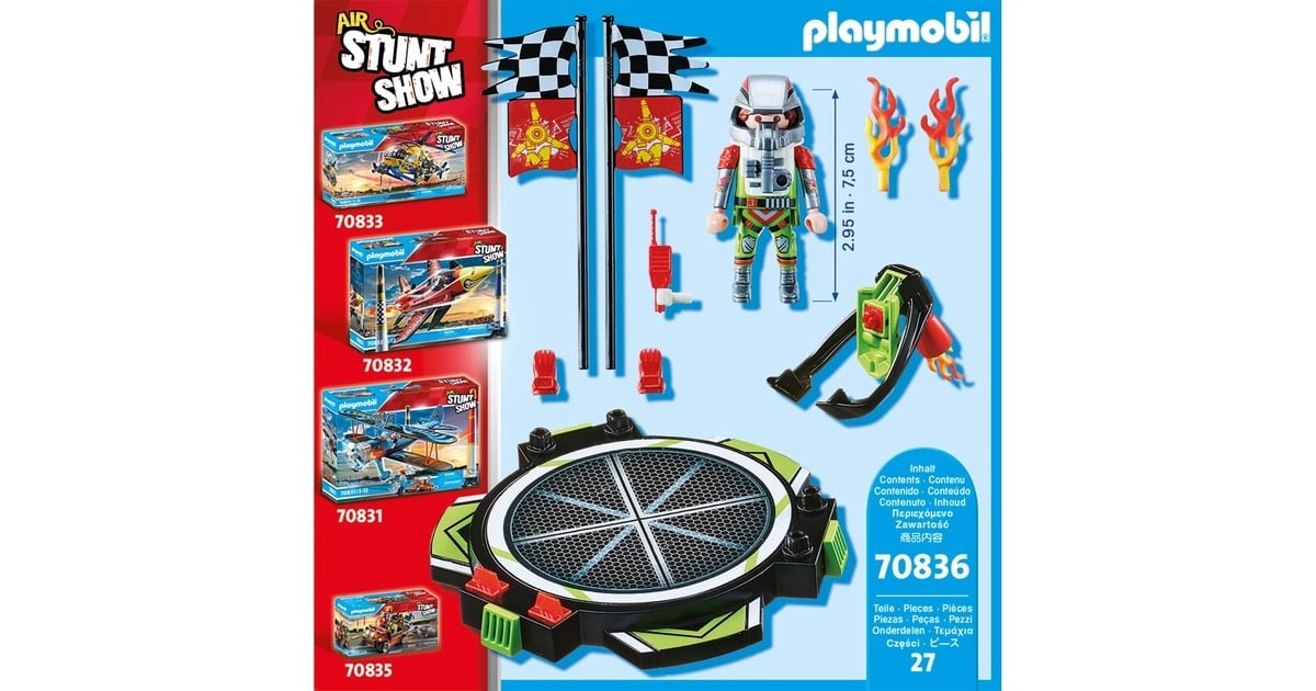 PLAYMOBILStuntshow - Air Stuntshow Jetpack-vlieger Constructiespeelgoed  (70836)