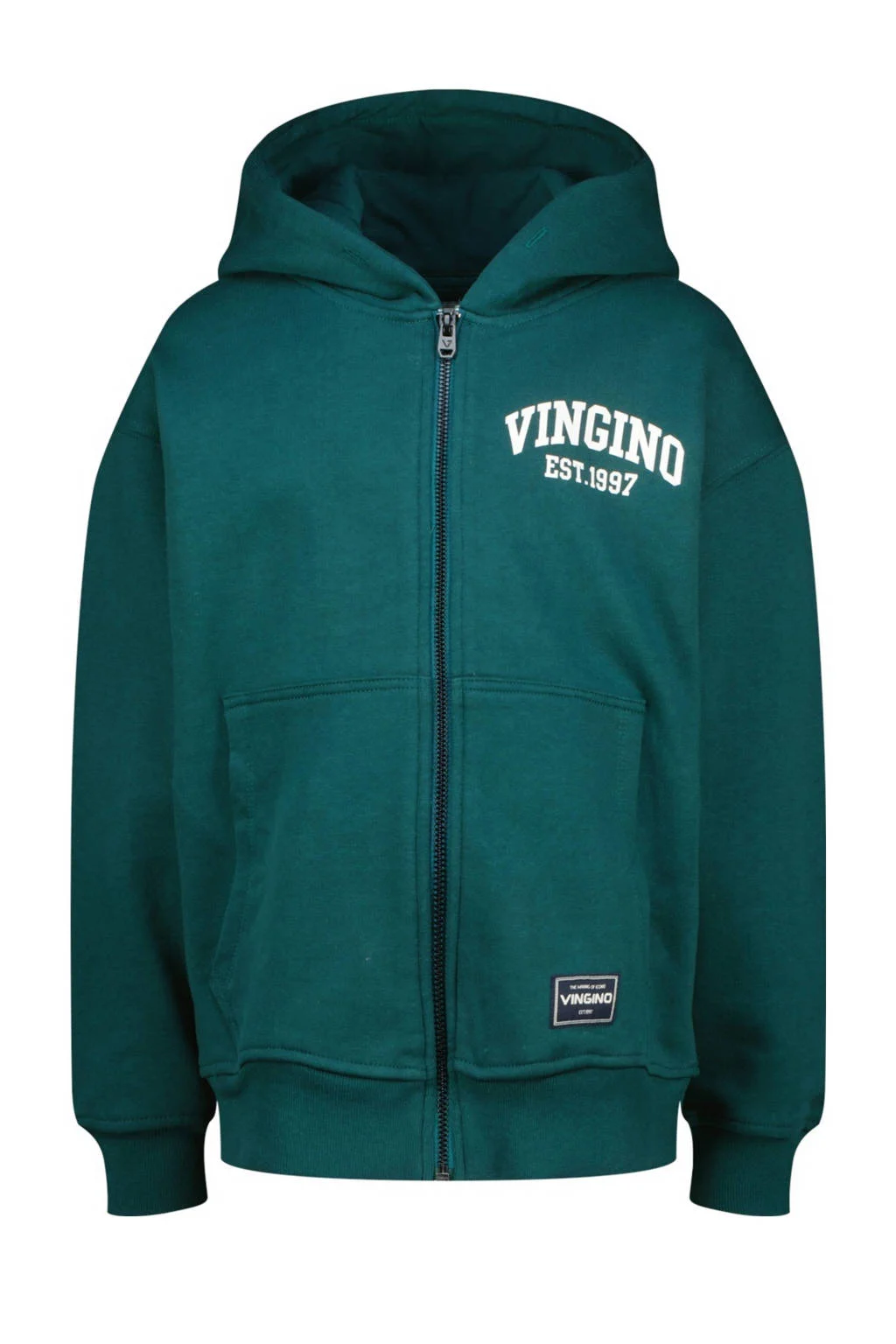 Vingino sweatvest donkergroen