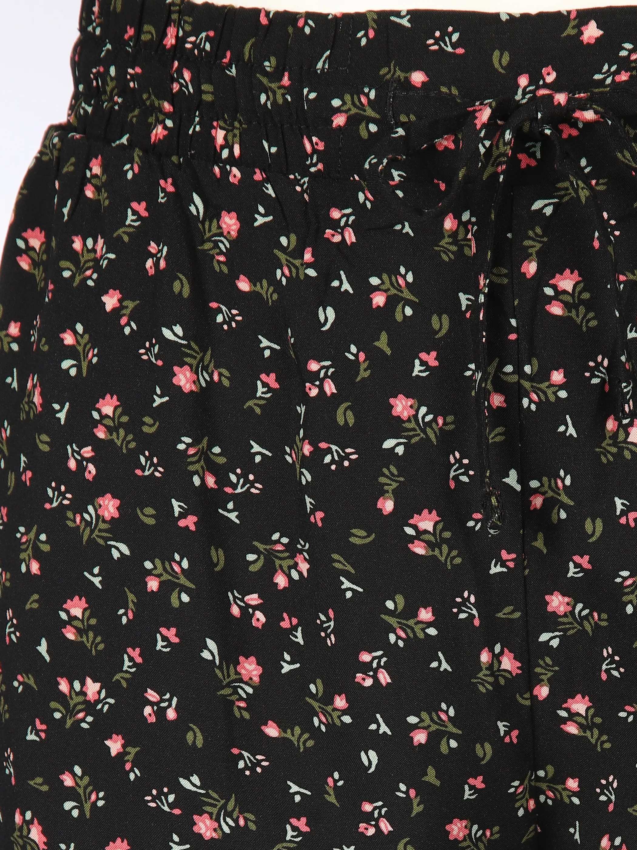 Damen Stoffhose mit Minimalprint