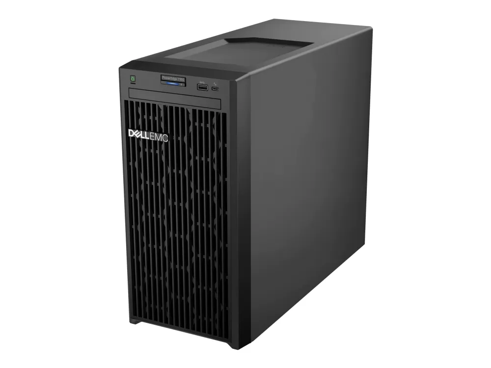 Dell PowerEdge T150 - Server - MT envejs - 1 x Xeon E-2334 / op til 4.8 GHz - RAM 16 GB - HDD 2 TB - Matrox G200 - Gigabit Ethernet - intet OS - skærm: ingen - sort - BTP - med 3 års Basic Onsite