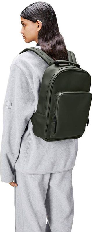 Rains - Book Daypack - Rugzak - Zwart - Waterdicht - 15