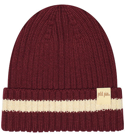 Petit Piao Mütze - Strick - Dark Cherry