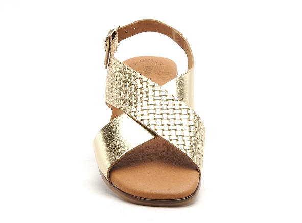 Eva frutos nu pieds plats femme 3010 or