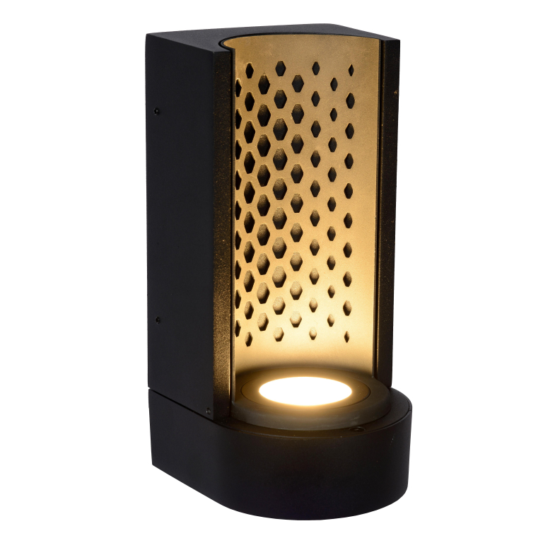 Lucide Kiran wandlamp LED buiten IP65 messing