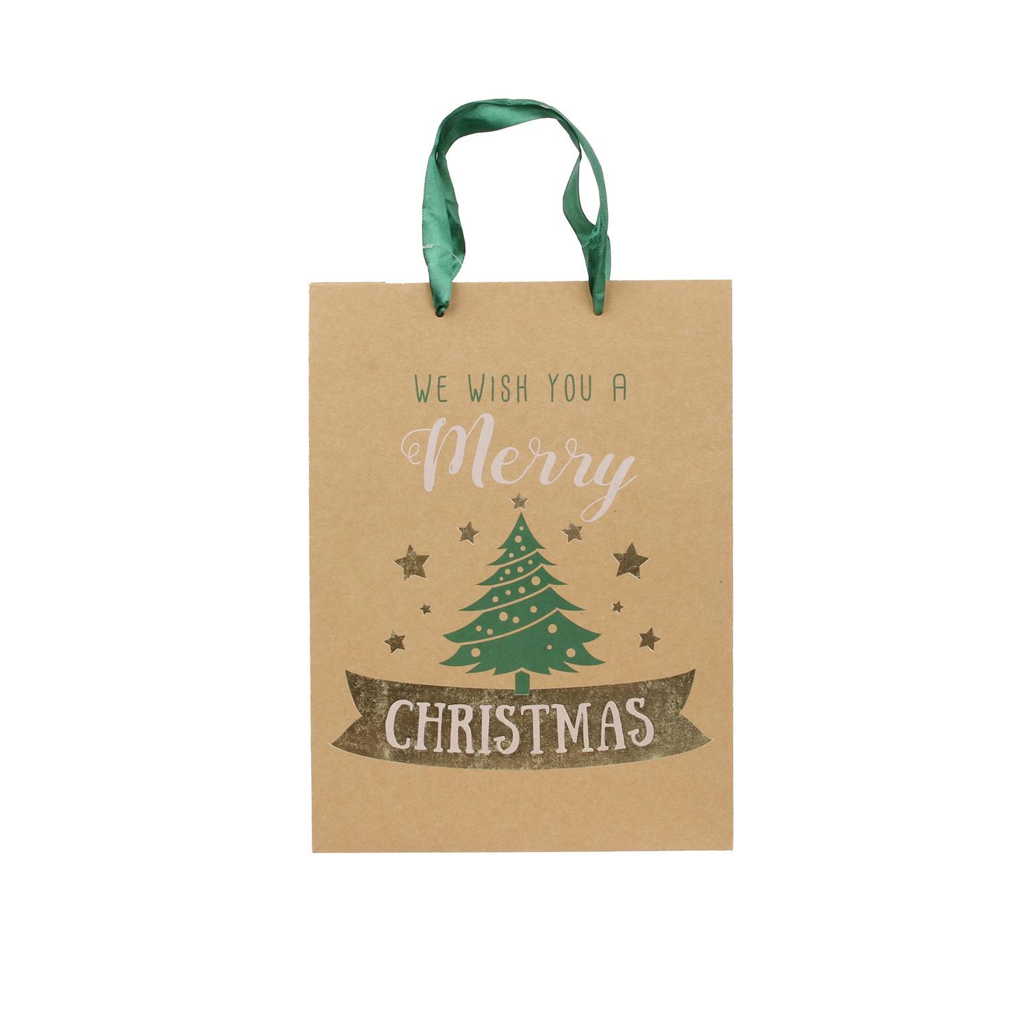 SAC CADEAU NOEL 21.5X8X28.5CM