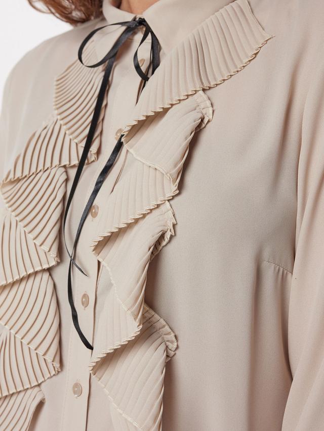 Rüschenbluse Plissée