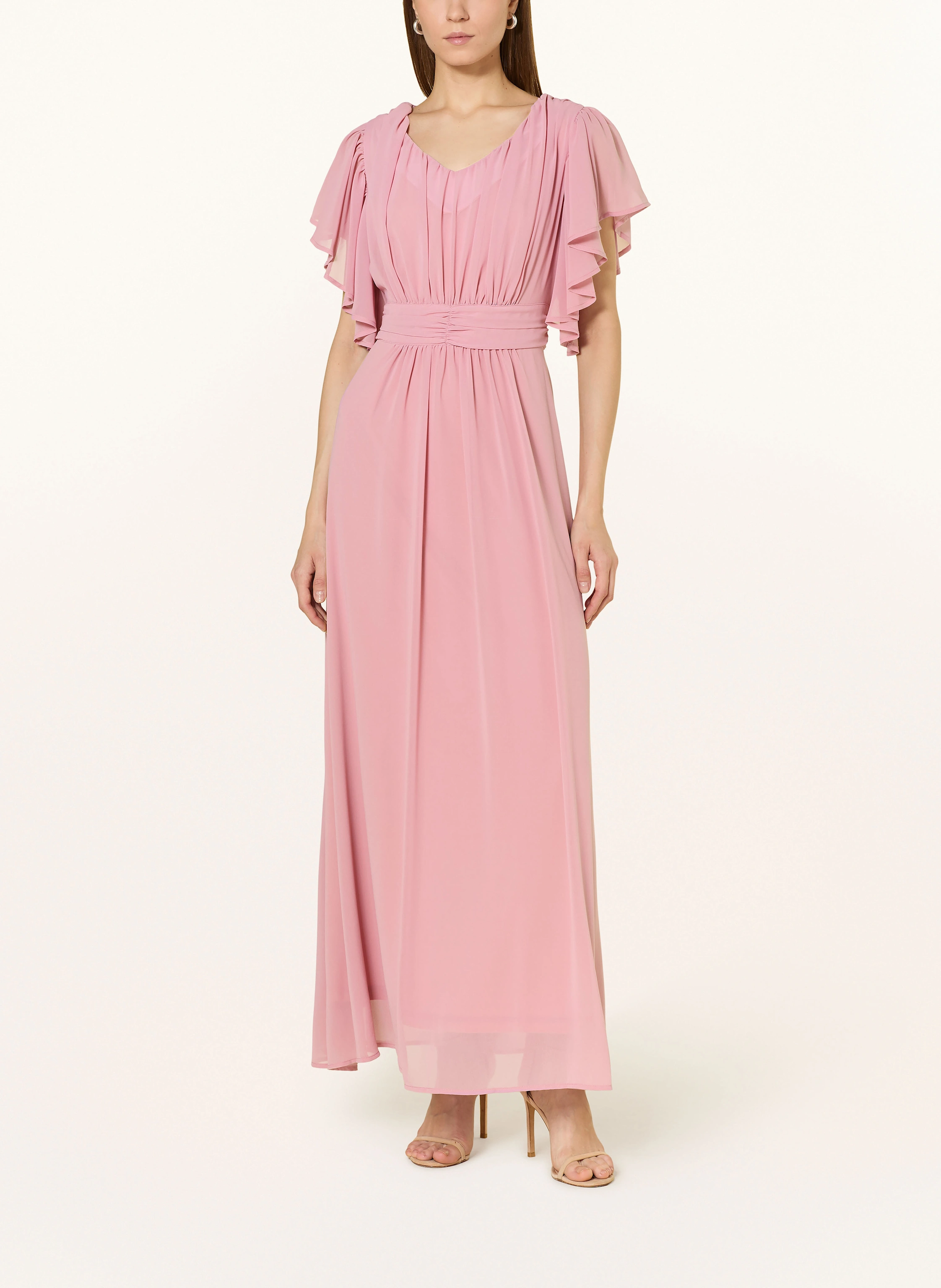 APART Abendkleid mit Rüschen und Volants