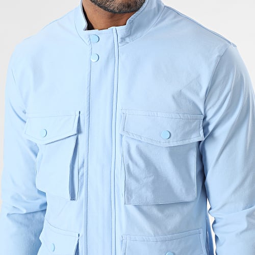 Veste Zippée Bleu Clair