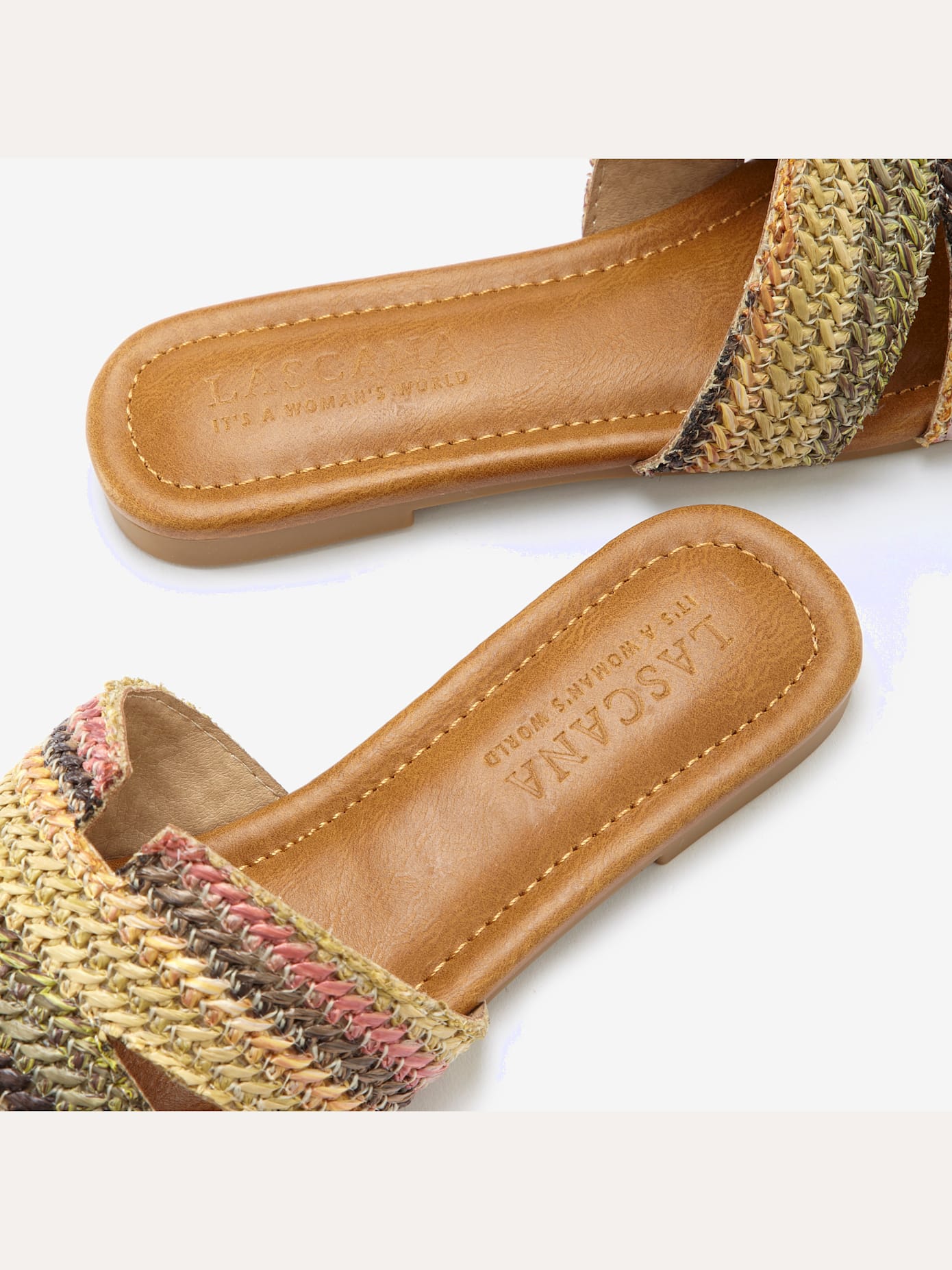 Mules estivales au joli design tressé