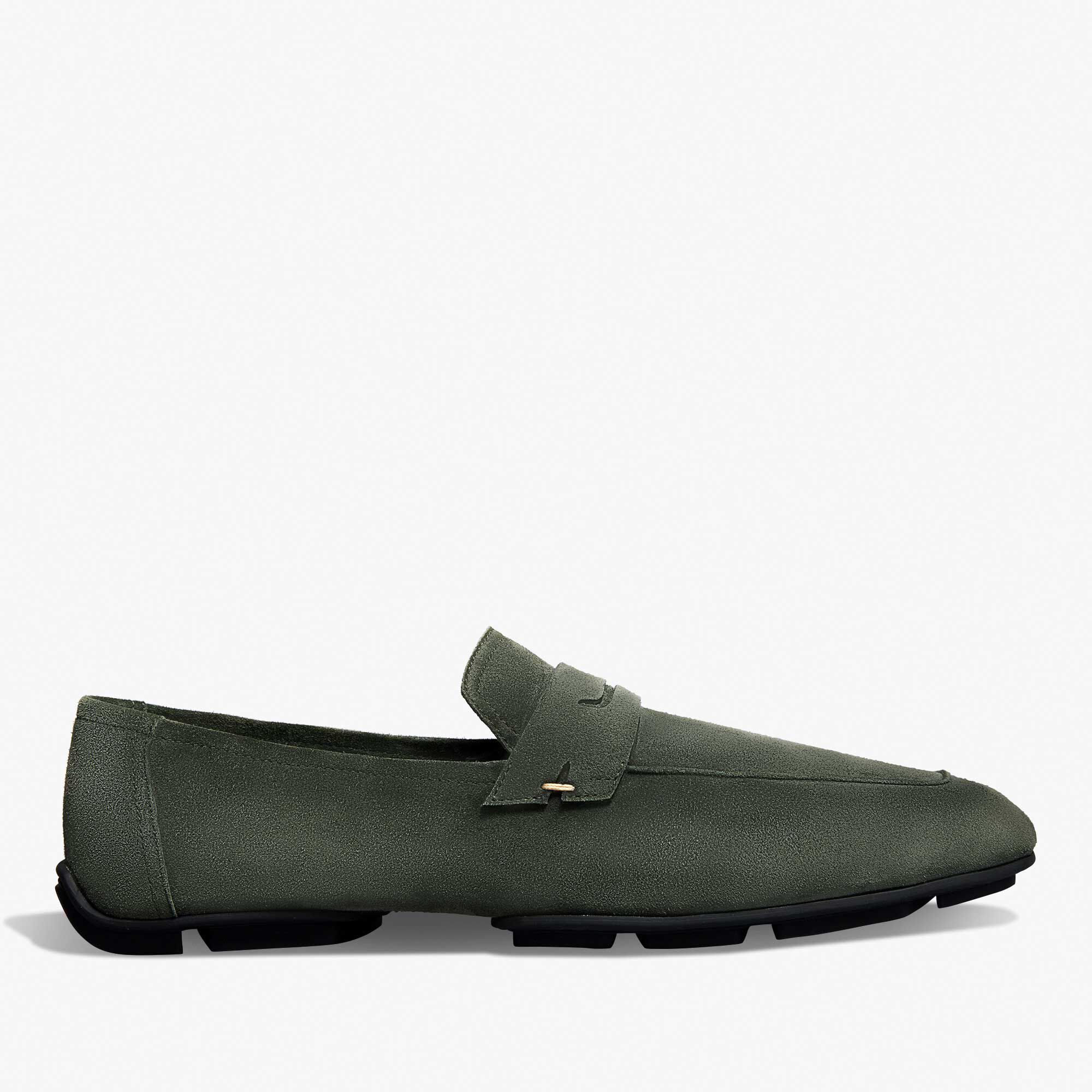Mocassin Lorenzo Drive En Cuir Camoscio