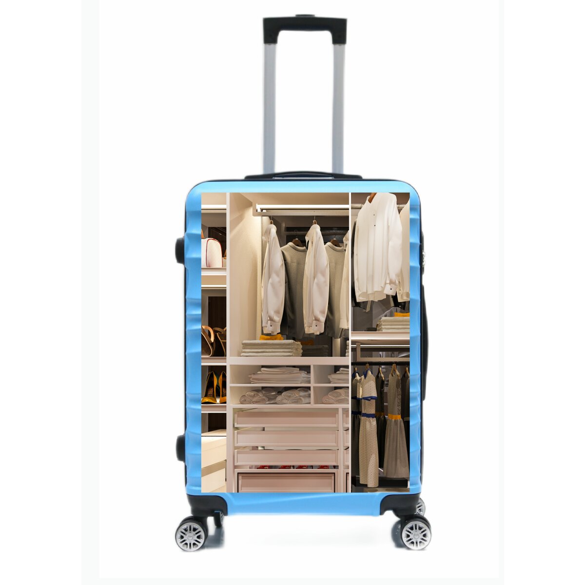Reisekoffer Koffer 3 tlg Hartschale Trolley Set Kofferset Handgepäck