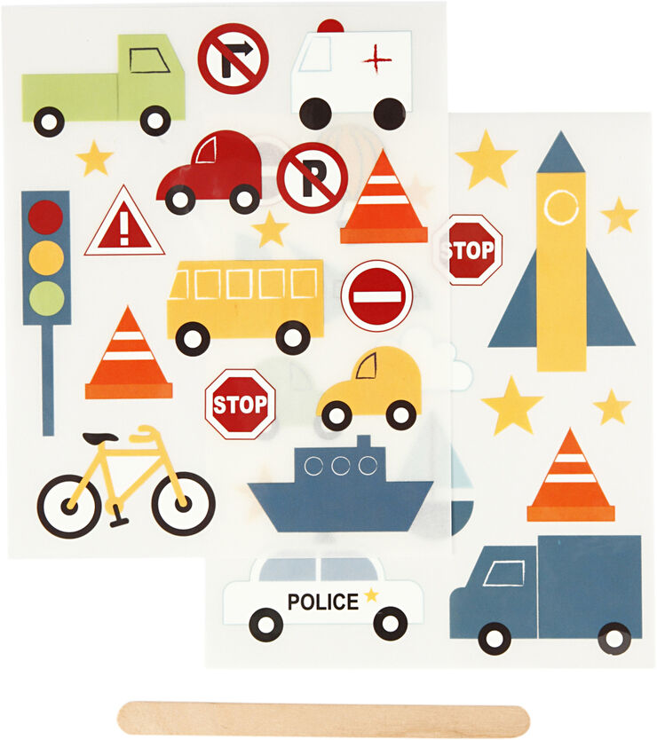 Creativ Company Rub on stickers, transport