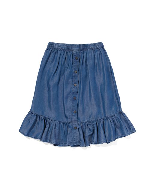 jupe enfant bleu