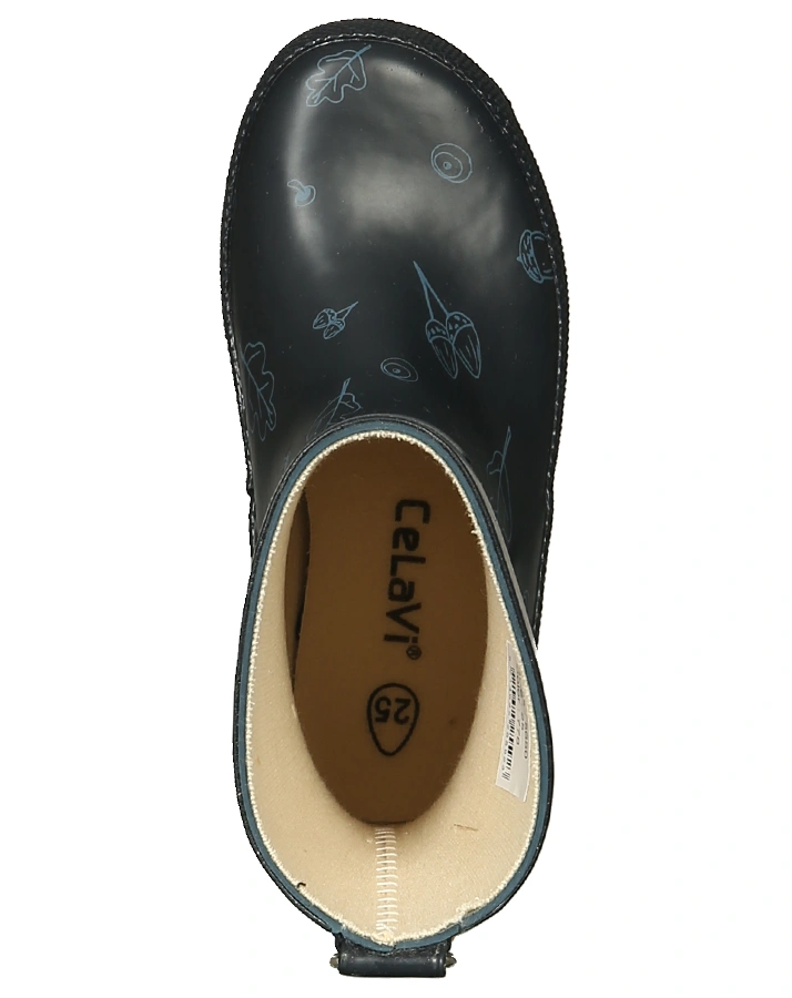 Gummistiefel BASIC AOP in dark navy