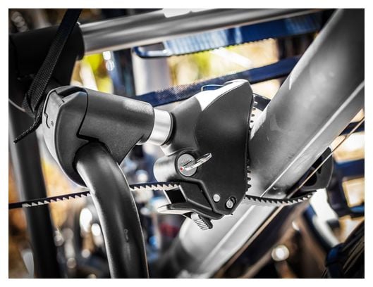 Eufab -  Porte-vélo Eufab: Fixe-cadre Court Amovible Ø 25   30 Mm Antivol Avec Collier De Serrage - Porte-vélos Eufab