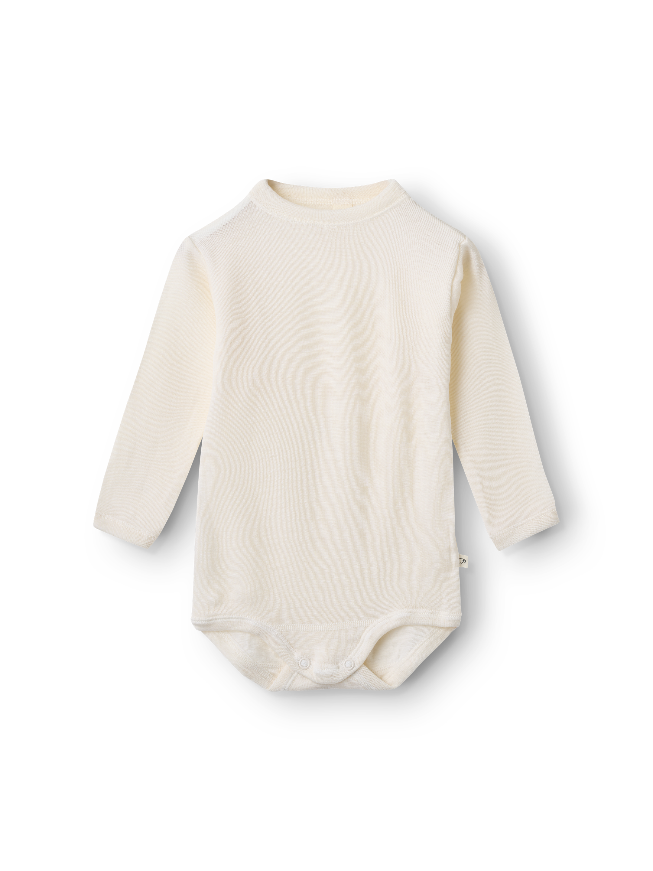 Romper met lange mouw van merinowol/zijde voor baby's -