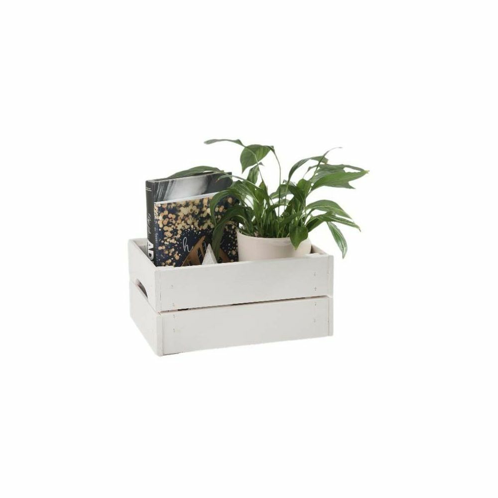 Caisse de rangement en pin petit modèle 31 x 25 15 cm