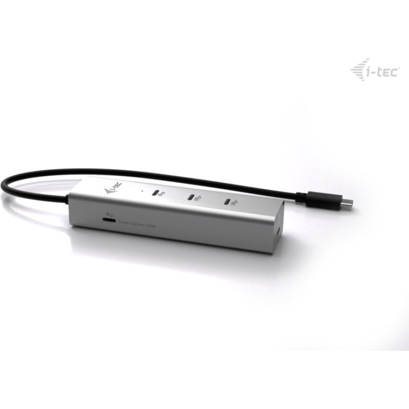 i-tec Metal USB-C Charging HUB 5port with USB-C video 8K + Power Delivery 85W