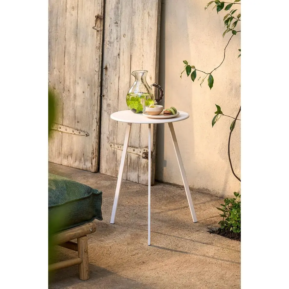 Mica Decorations Seatle Bijzettafel Buiten - H58 x Ø38 cm - Metaal