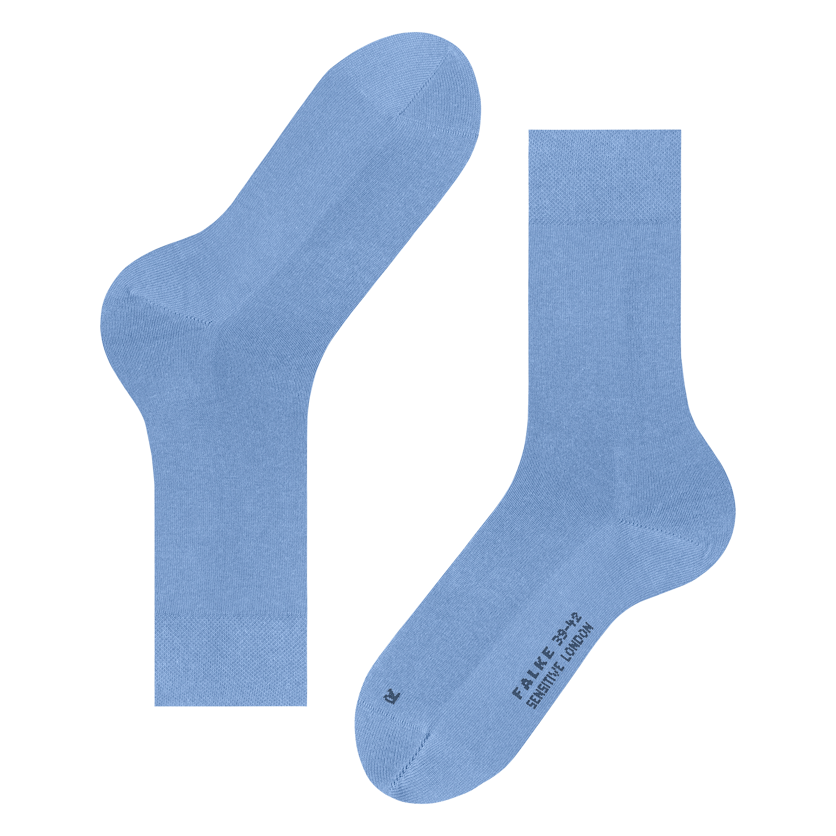 Chaussettes hautes en coton mélangé | Bleu