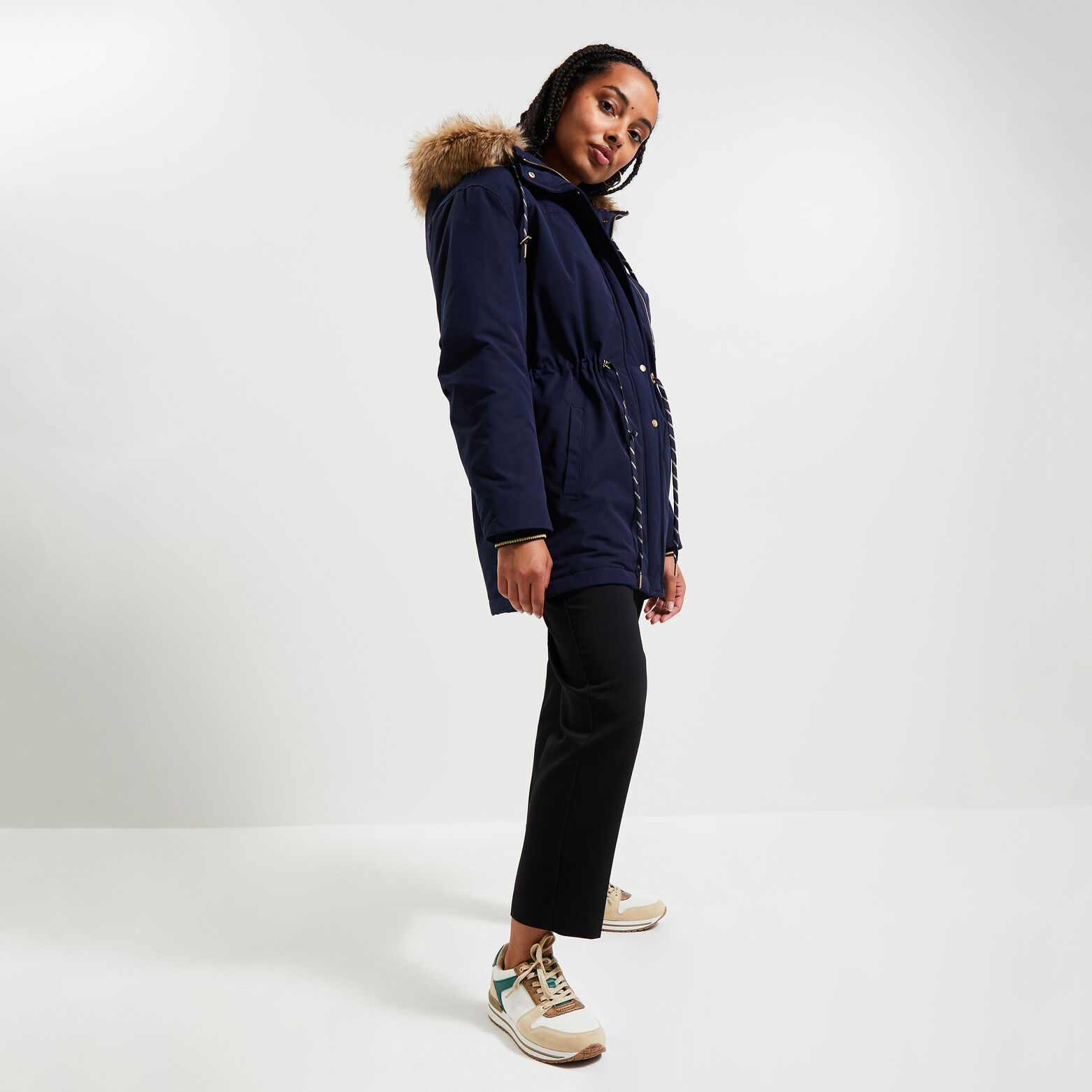 Manteau parka femme