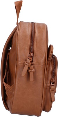 Kidzroom Vegan Leather Ryggsekk Beary Excited, Brun