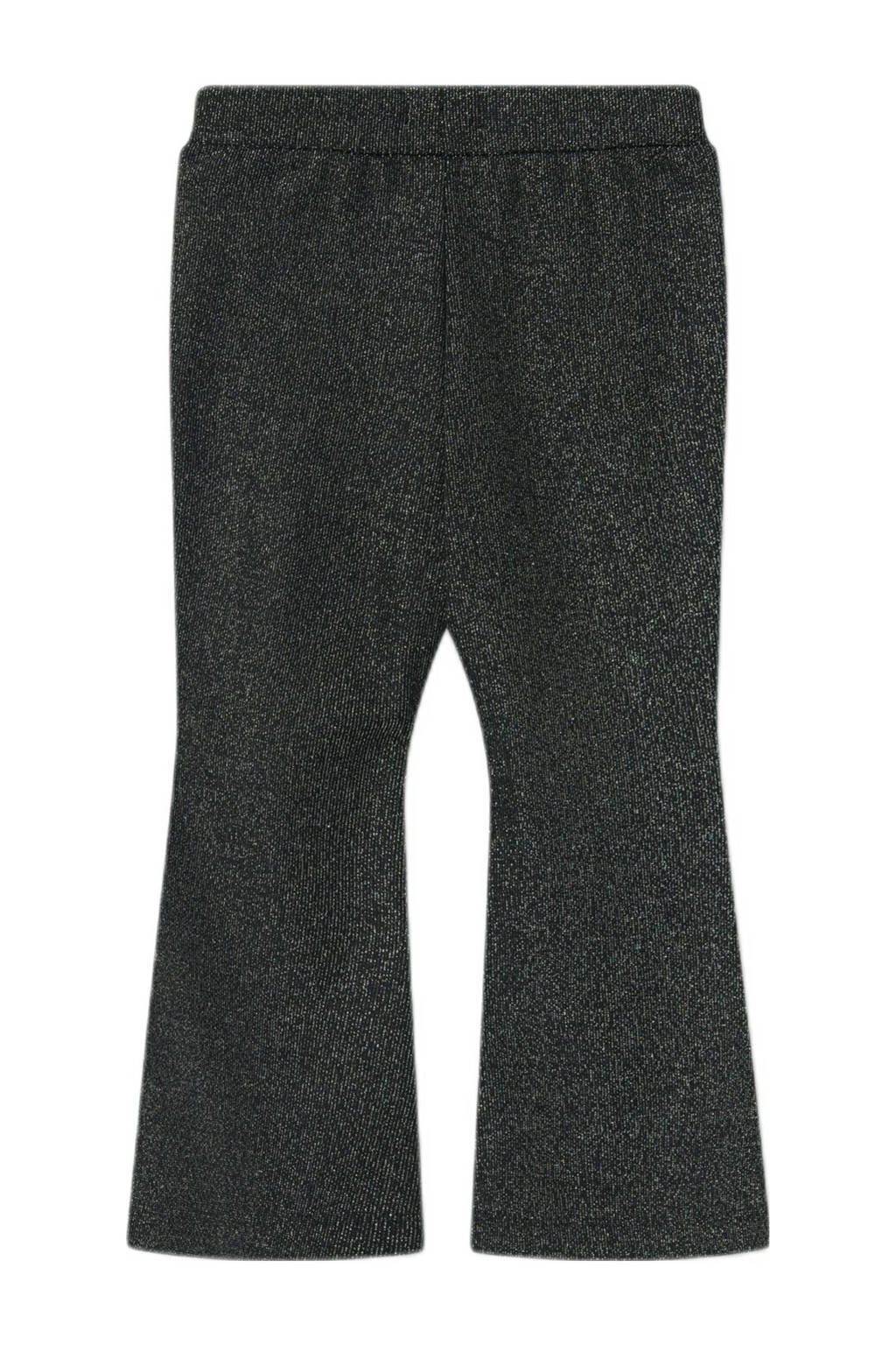 NAME IT bootcut glitterbroek NMFROISIN zwart
