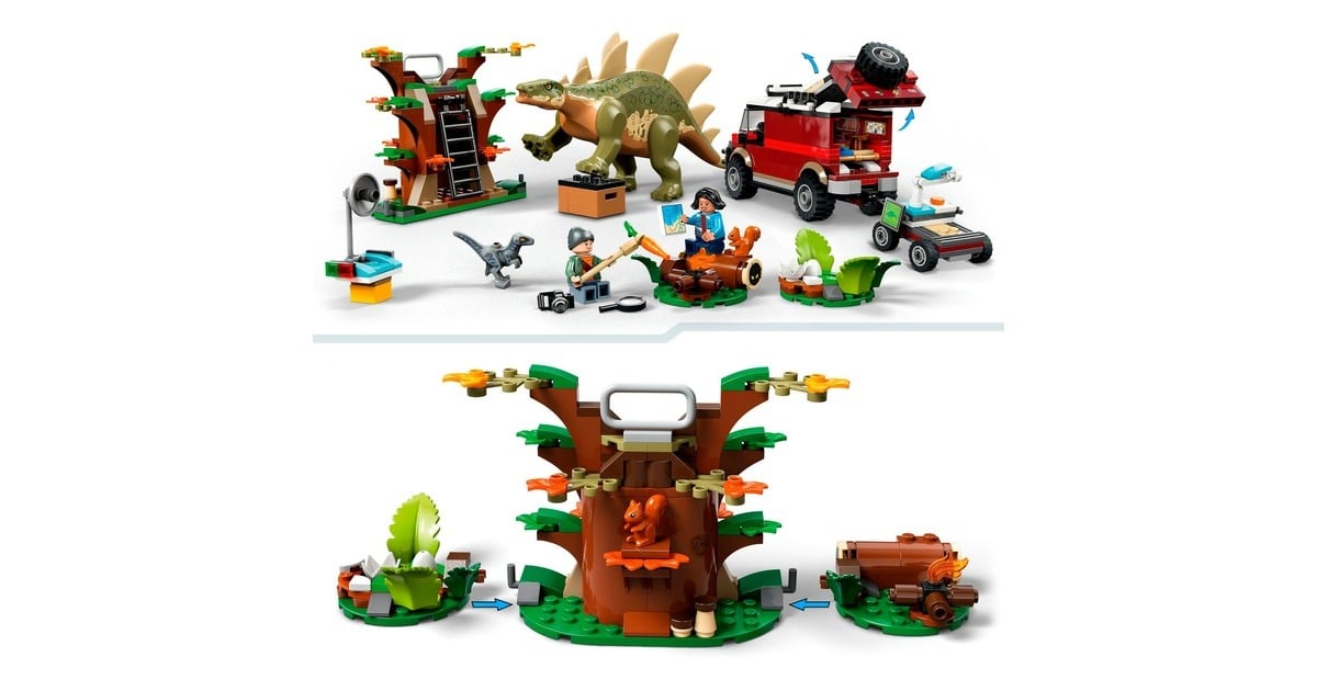 LEGOJurassic World - Dinosaurusmissies: Stegosaurus ontdekking Constructiespeelgoed  (76965)
