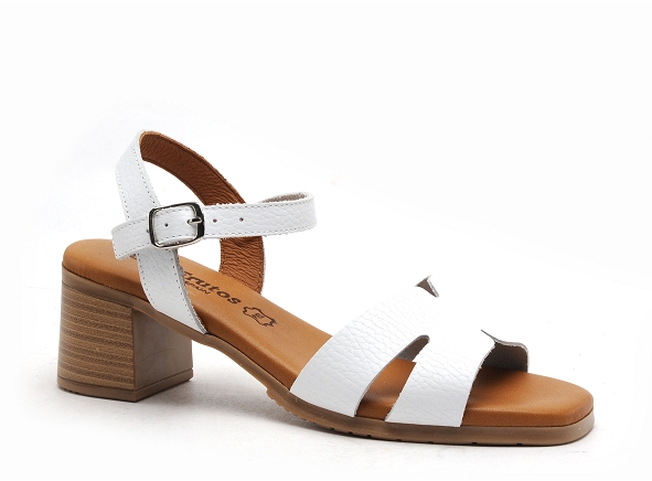 Eva frutos nu pieds talons femme 3402 blanc
