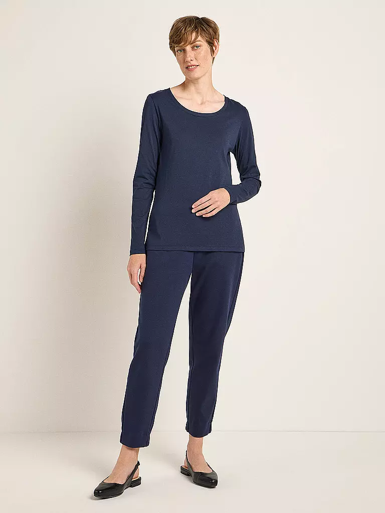 LANIUS Langarmshirt dunkelblau