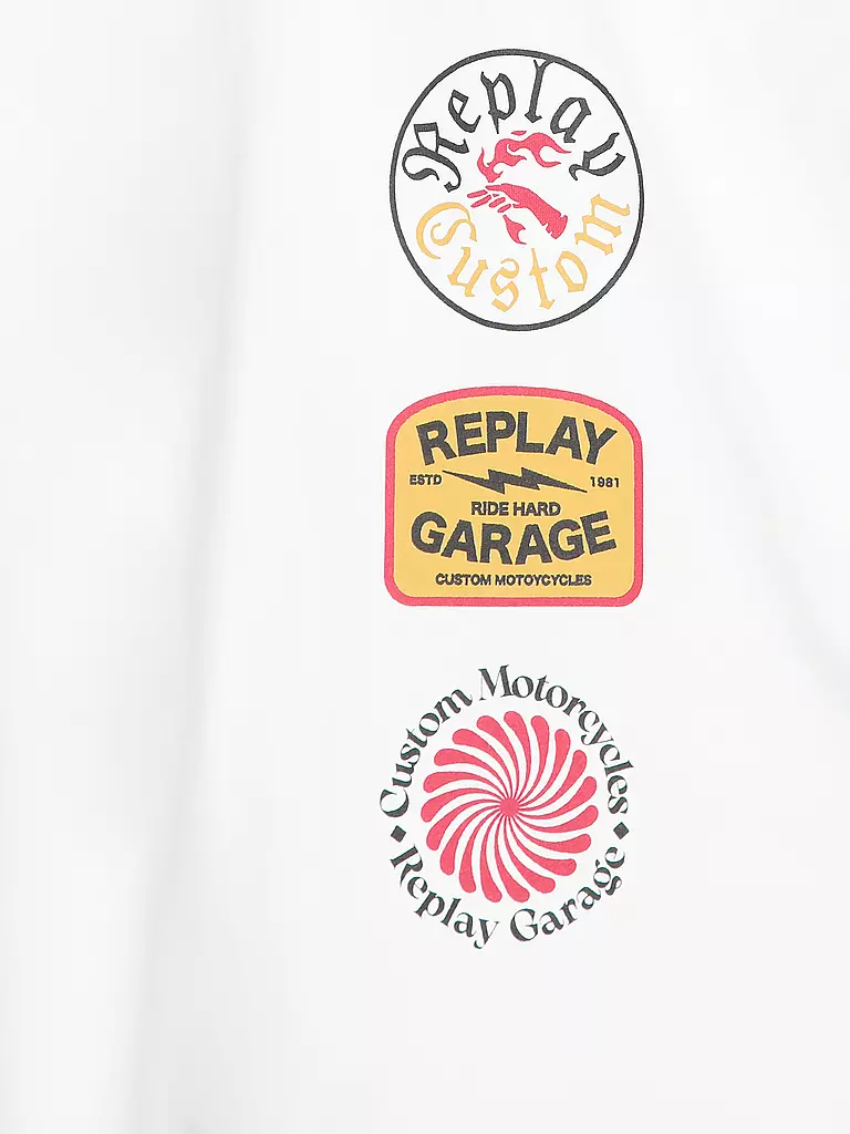 REPLAY T-Shirt  weiss