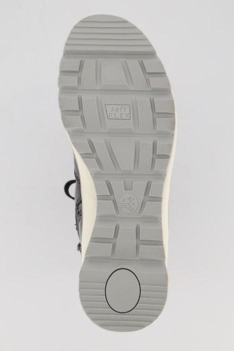 Boots, Jana Shoes, Lederoptik, Bergsteiger-Look, Weite H
