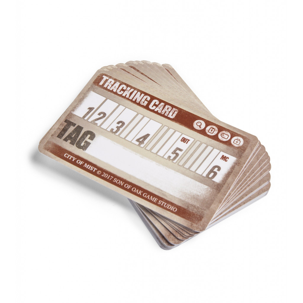 City of Mist - Tracking Cards