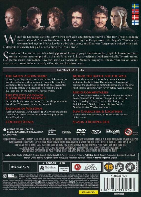 Game Of Thrones - Sæson 4 - HBO - DVD