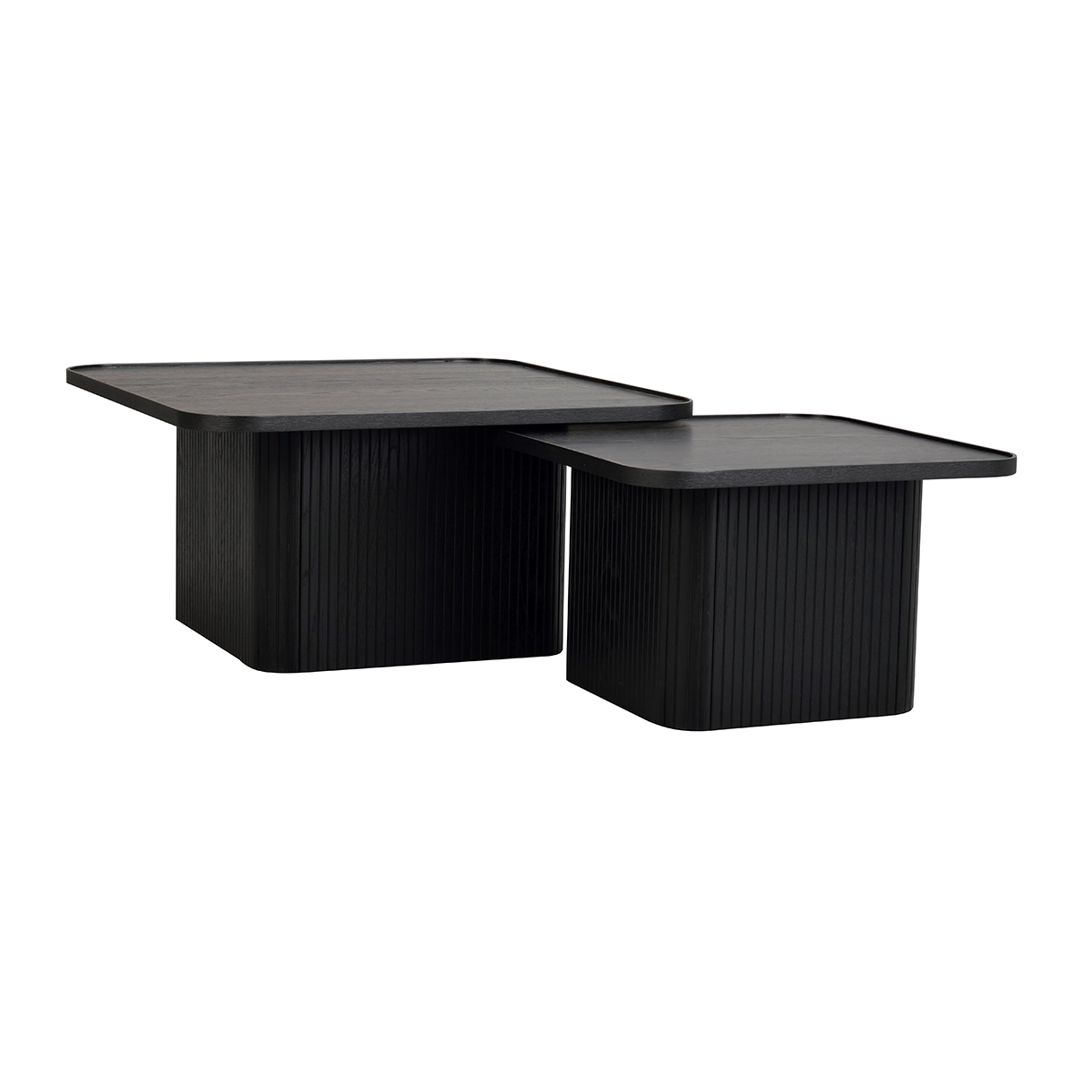 Salontafel Sullivan hout Zwart