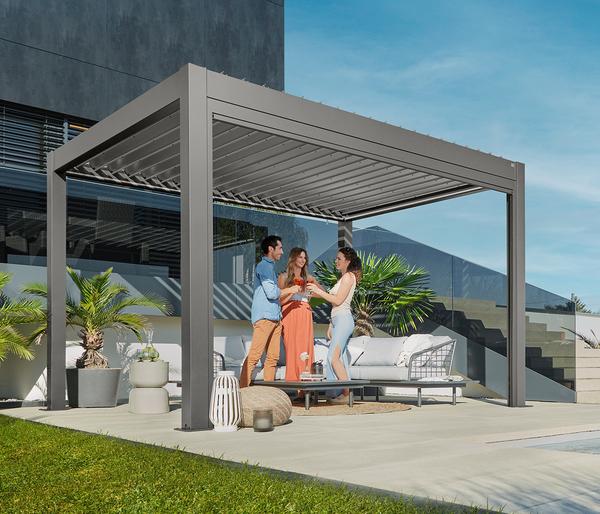 Biohort Pergola 4 x 3 einfarbig, ca.