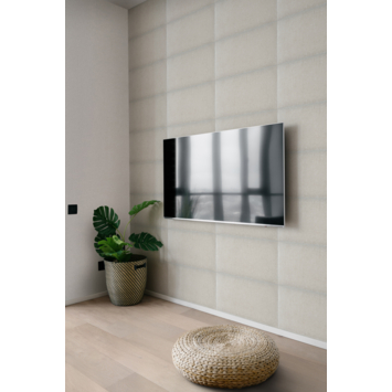 Wandkussen linnen taupe 60x30 cm