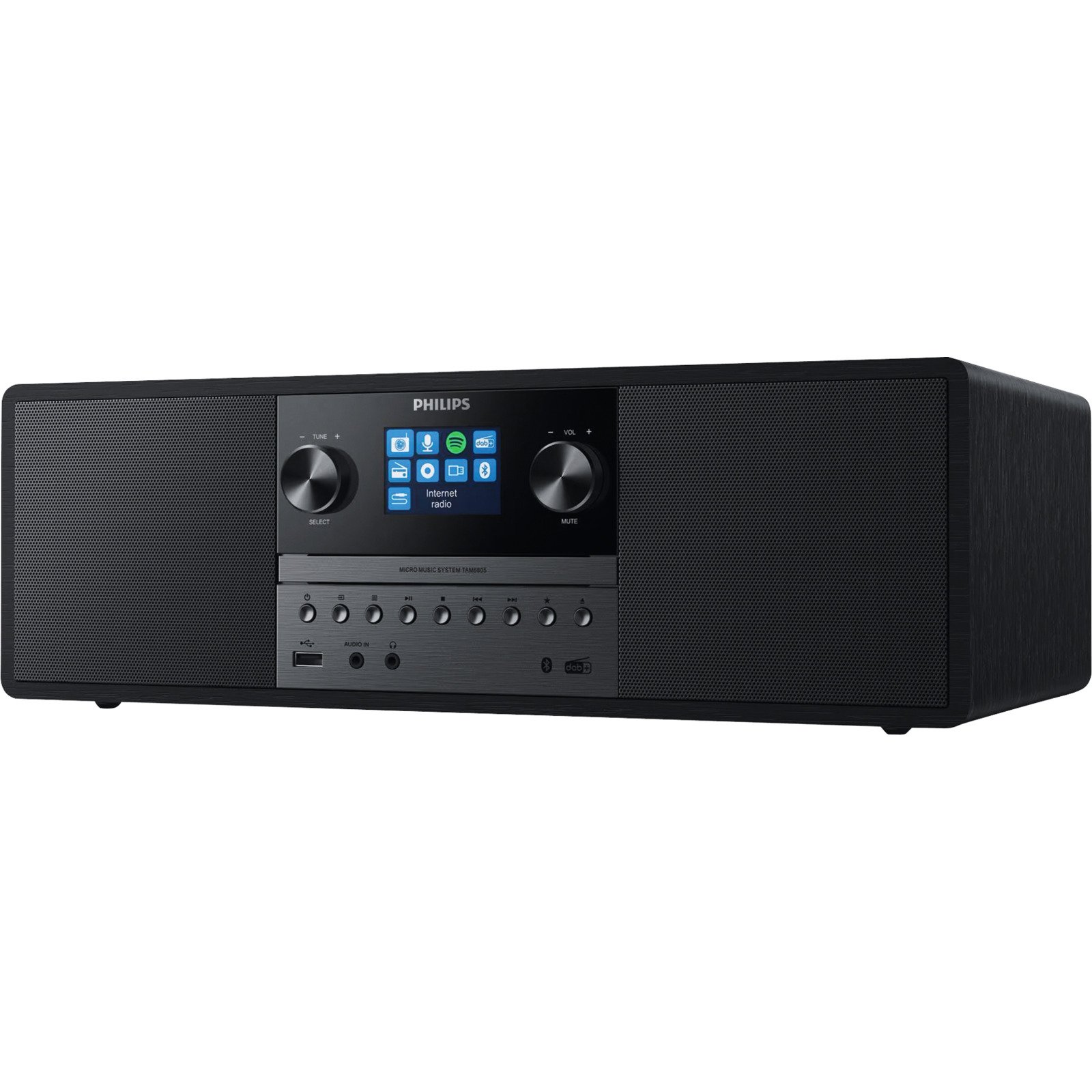 Philips Micro-HiFi Anlage TAM6805/10 Schwarz