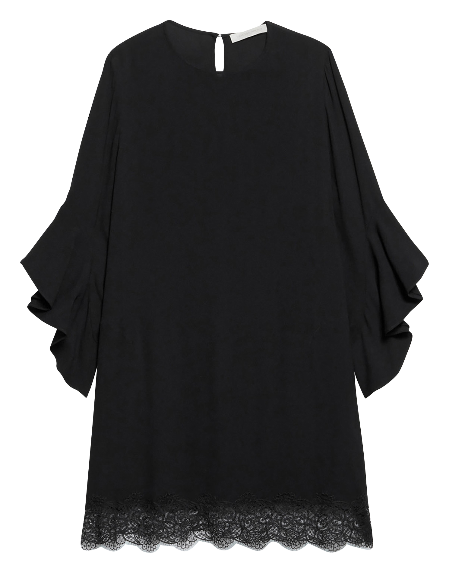 DOLYNA - Robe courte à volants | Noir