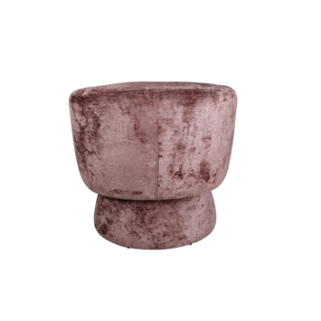 KARWEI fauteuil Chloé gemêleerd burgundy stof draaibaar