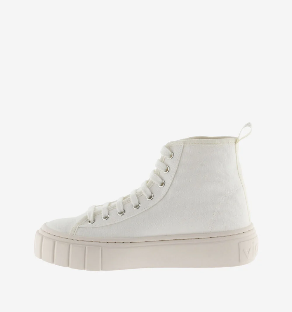 ABRIL BOTTINE TOILE Baskets montantes en toile avec patch pour femme CRUDO