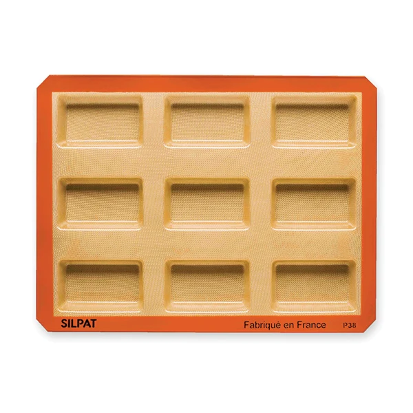 Plaque de 9 empreintes mini-cakes Silpat