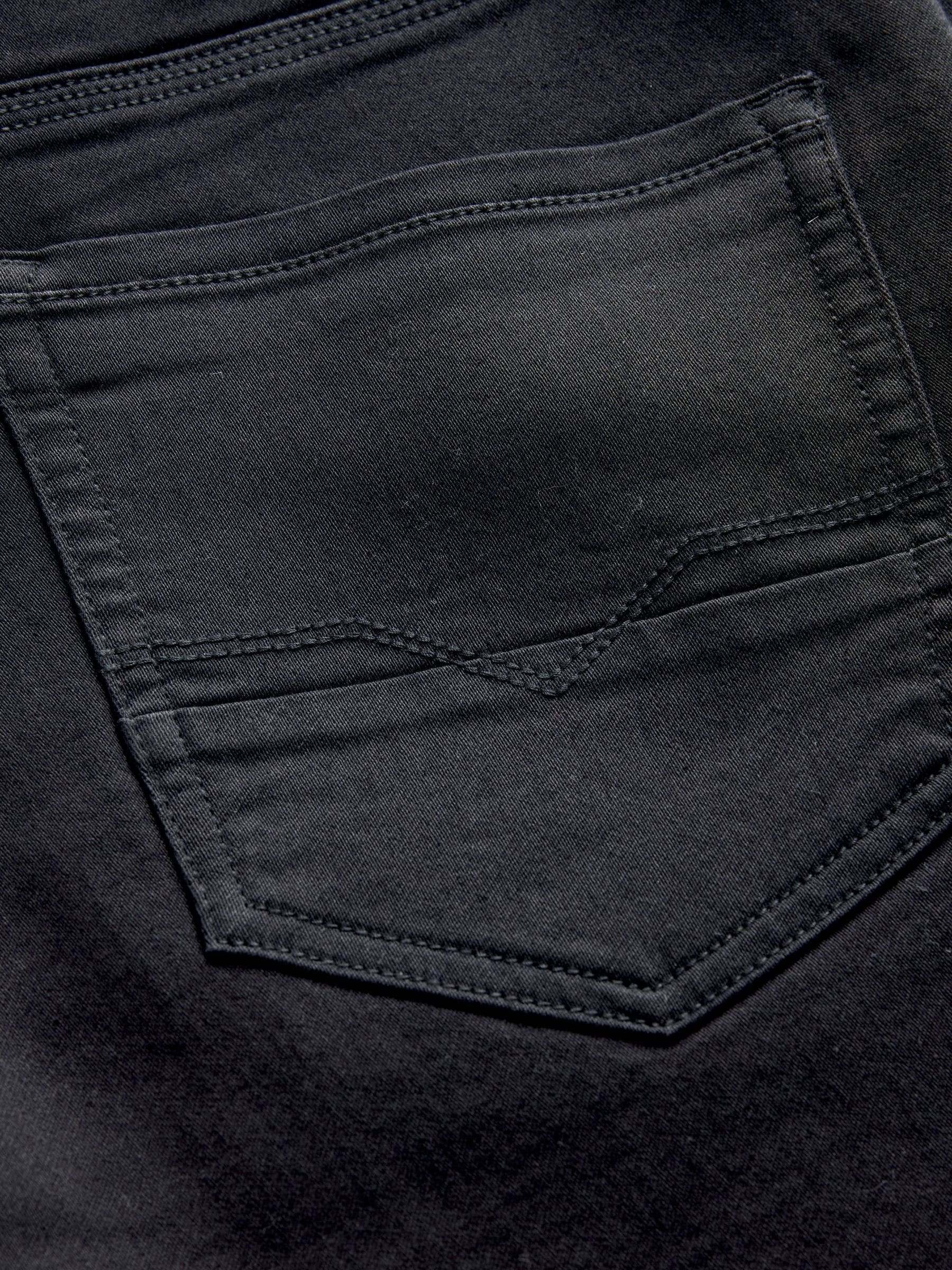 Zwart - Straight fit - Comfortabele stretchjeans