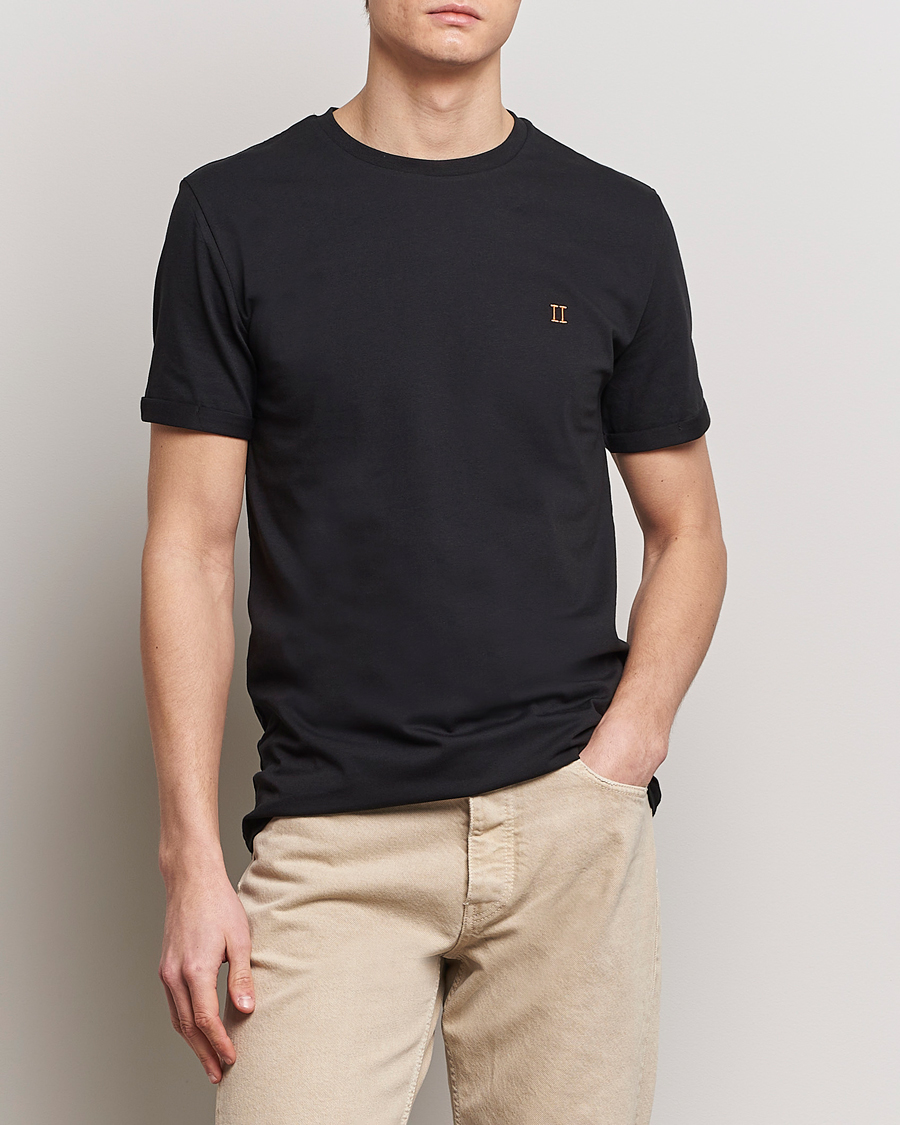 Les Deux Nørregaard Cotton T-Shirt Black