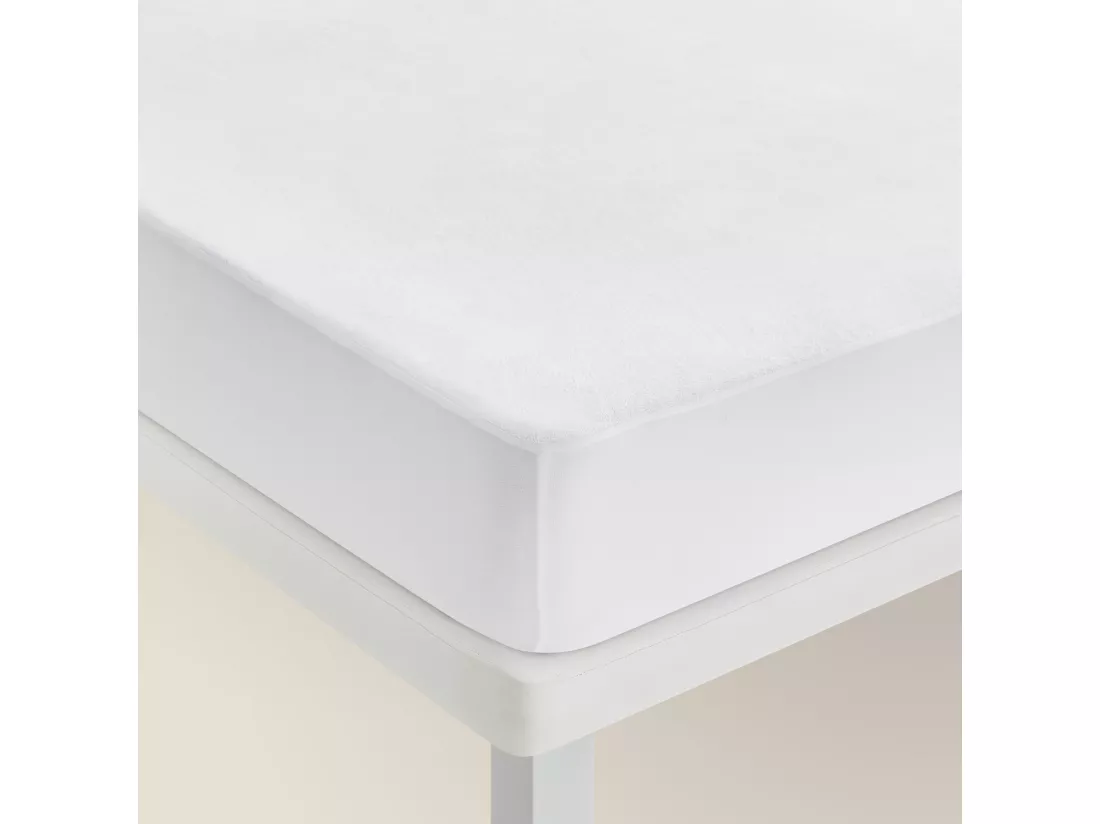 Protège-matelas en tissu éponge Aloe vera